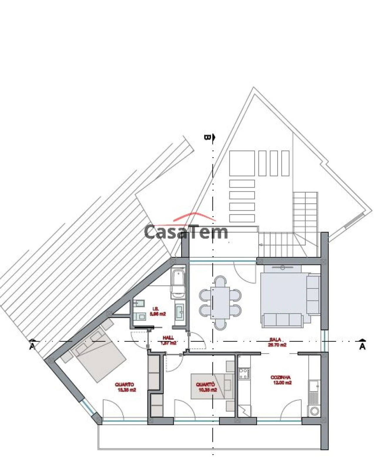Apartamento T2 para Venda em Viseu Foto 9