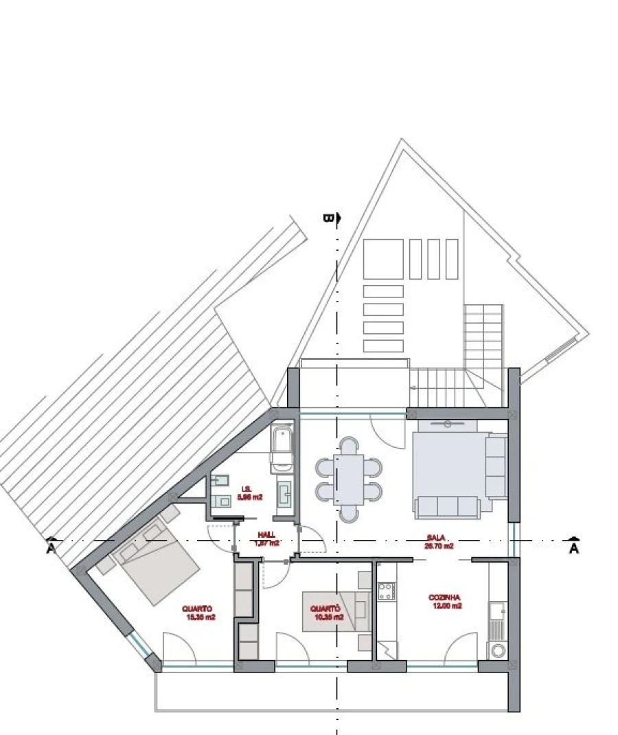 Apartamento T2 para Venda em Viseu Foto 11