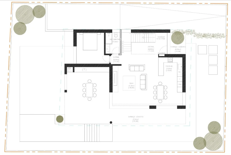Moradia T4 para Venda em Guia Planta 1