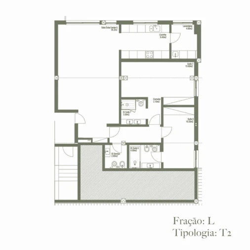 Apartamento T2 para Venda em Rio Tinto Planta 1