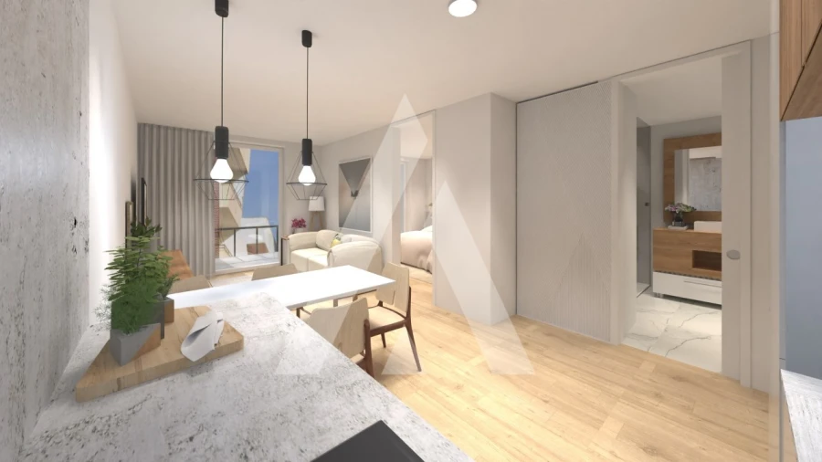 Apartamento T1 para Venda em Chafe Foto 8