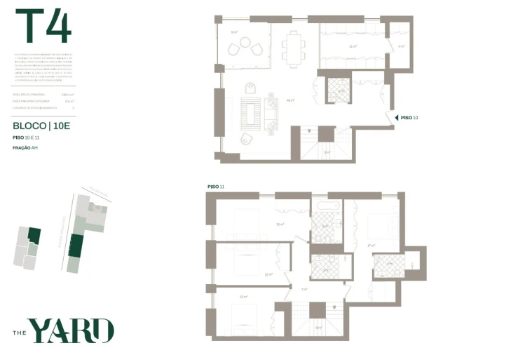 Apartamento T4 para Venda em Santa Marinha e São Pedro da Afurada Planta 1