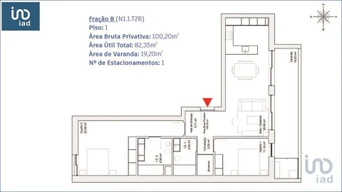 Apartamento T2 para Venda em Requeixo, Nossa Senhora de Fátima e Nariz
