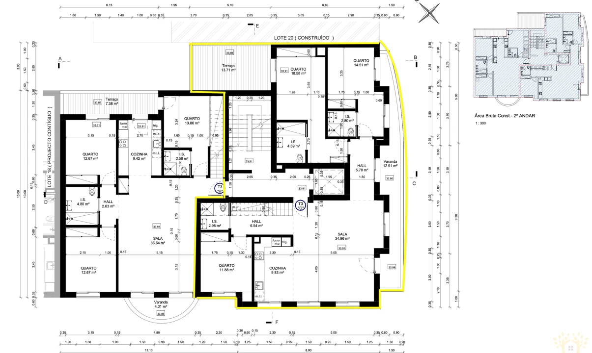 Apartamento T3 para Venda em Tavira (Santa Maria e Santiago) Foto 14
