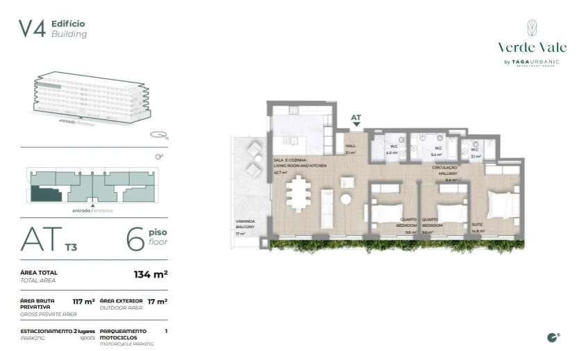 Apartamento T3 para Venda em Cidade da Maia Foto 10
