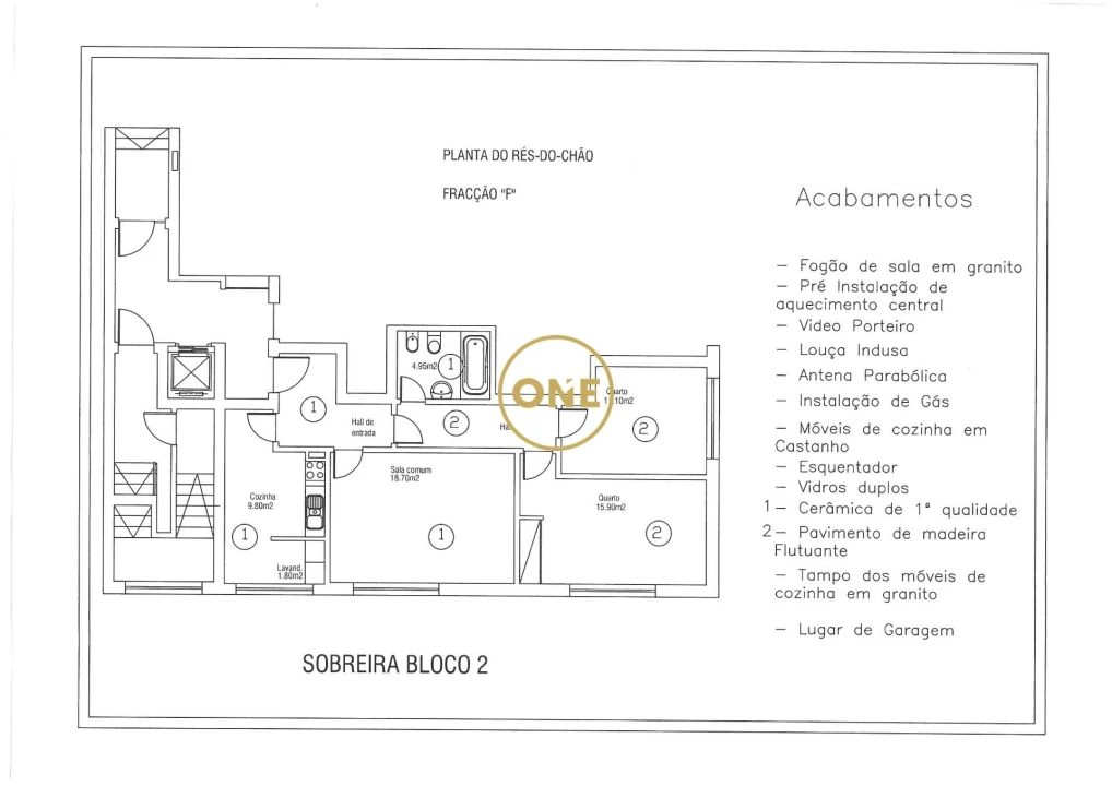 Apartamento T2 para Venda em Sobreira Foto 3