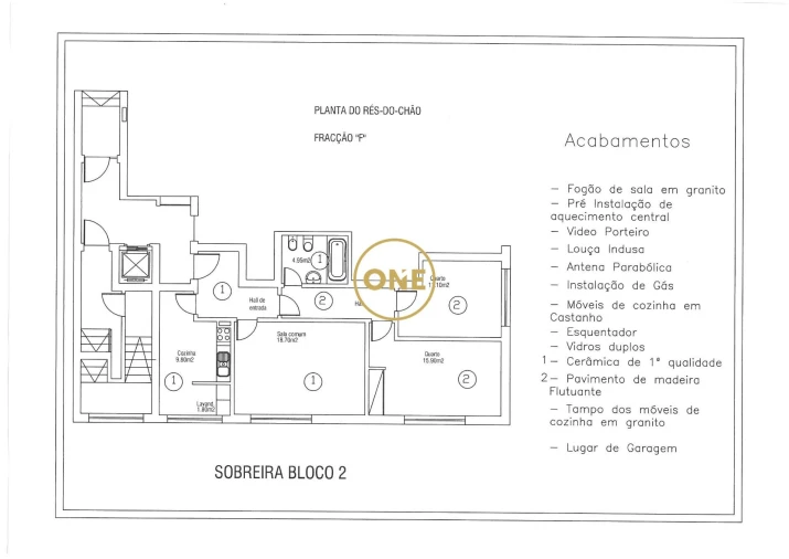 Apartamento T2 para Venda em Sobreira Foto 3