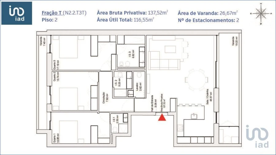 Apartamento T3 para Venda em Requeixo, Nossa Senhora de Fátima e Nariz Foto 5
