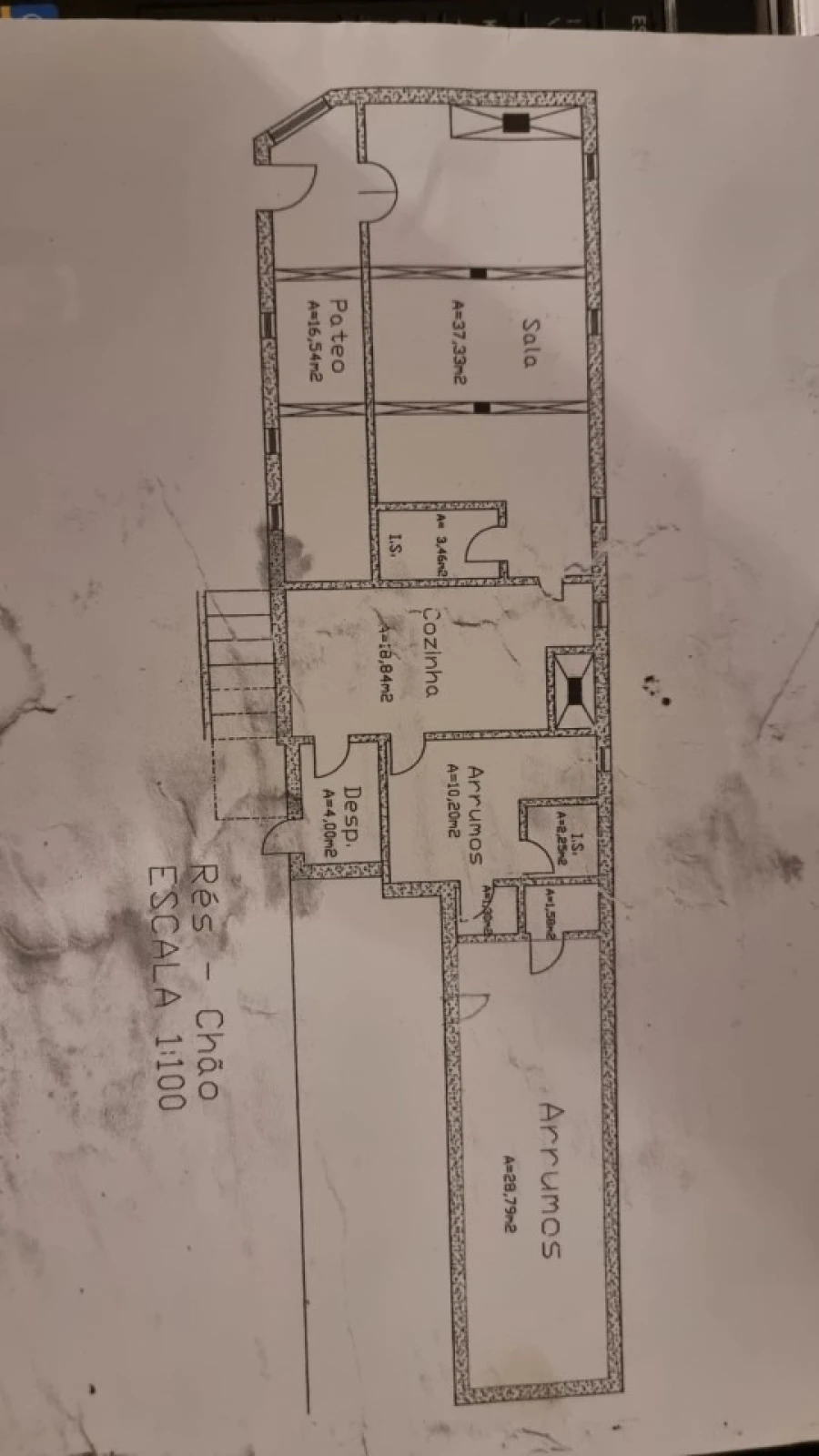 Moradia T4 para Venda em Ourique Planta 1