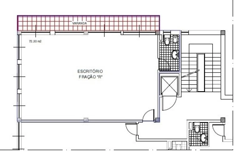 Escritório para Arrendamento em Barcelos, V.Boa, V.Frescainha Planta 1
