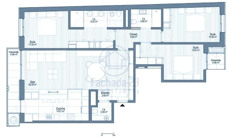 Apartamento T3 para Venda em Santa Marinha e São Pedro da Afurada