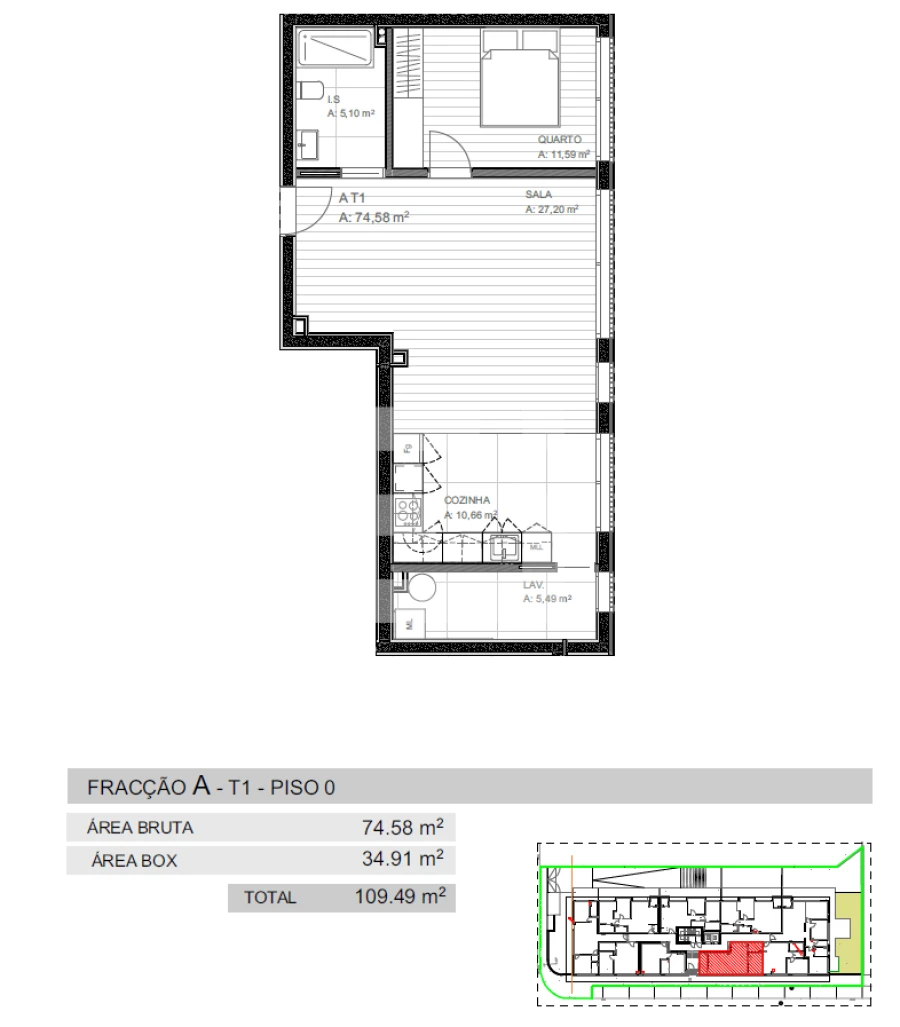 Apartamento T1 para Venda em Grijo Foto 11