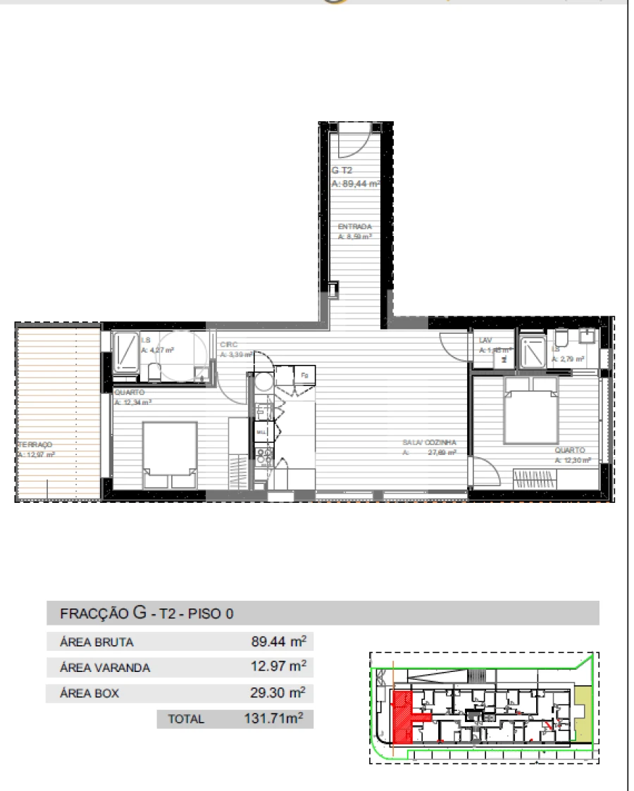 Apartamento T2 para Venda em Grijo Foto 12