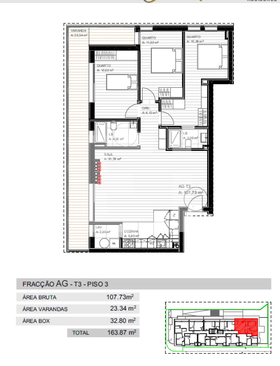 Apartamento T3 para Venda em Grijo Foto 17