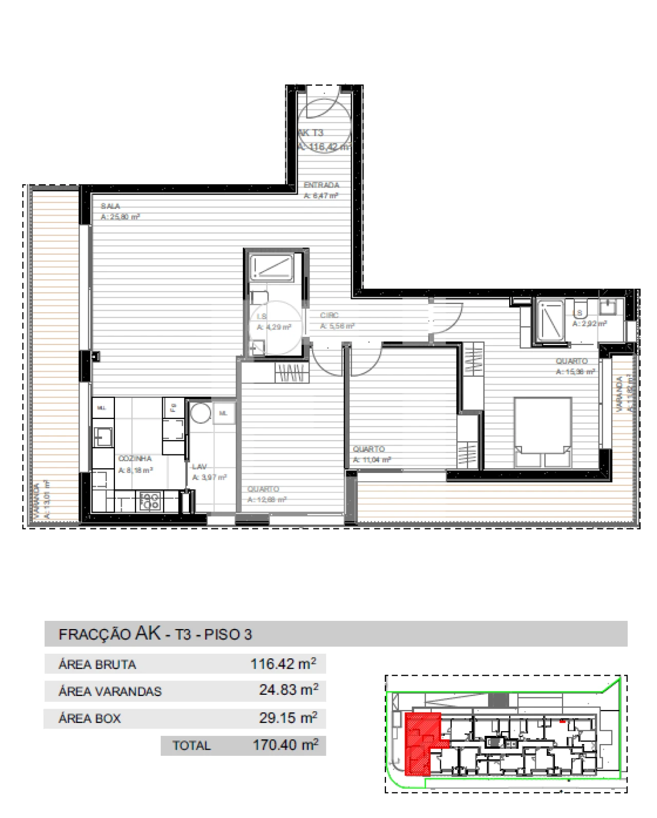 Apartamento T3 para Venda em Grijo Foto 17