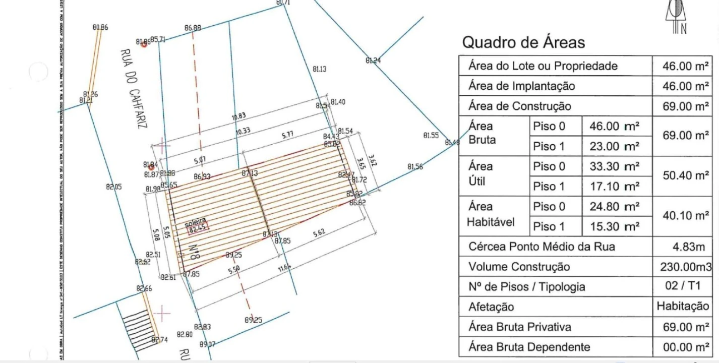 Terreno para Venda em A dos Negros Planta 3