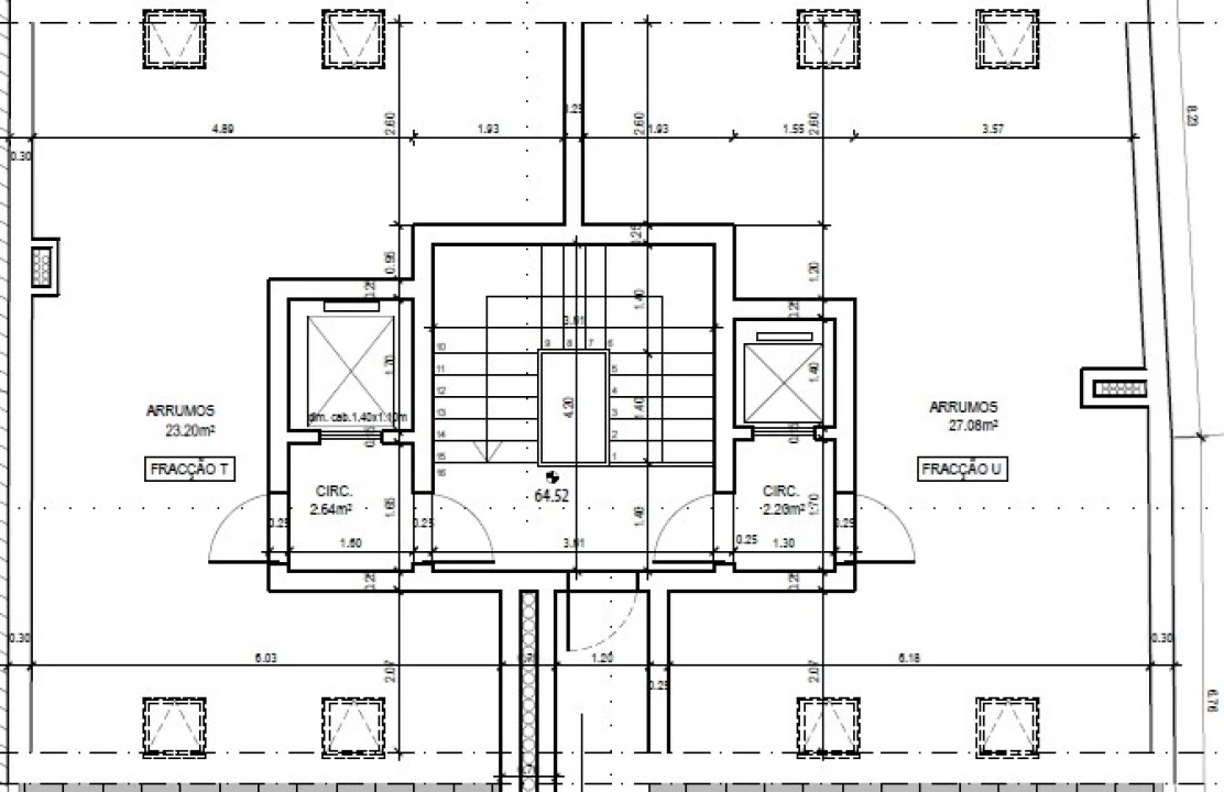 Apartamento T2 para Venda em Corroios Planta 2