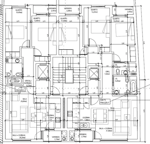Apartamento T2 para Venda em Corroios Planta 1