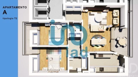 Apartamento T2 para Venda em Quelfes