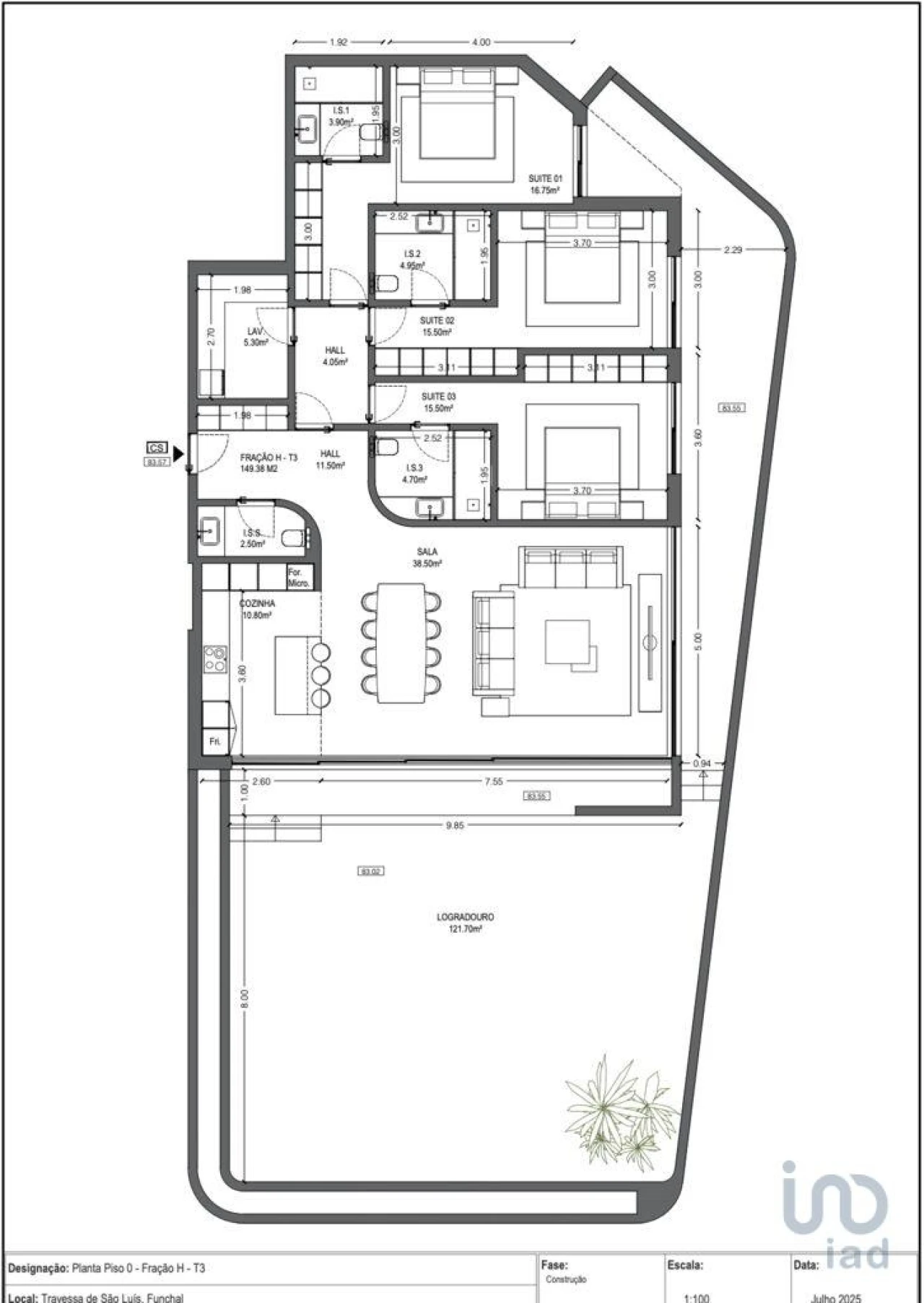 Apartamento T3 para Venda em Imaculado Coração de Maria Foto 6