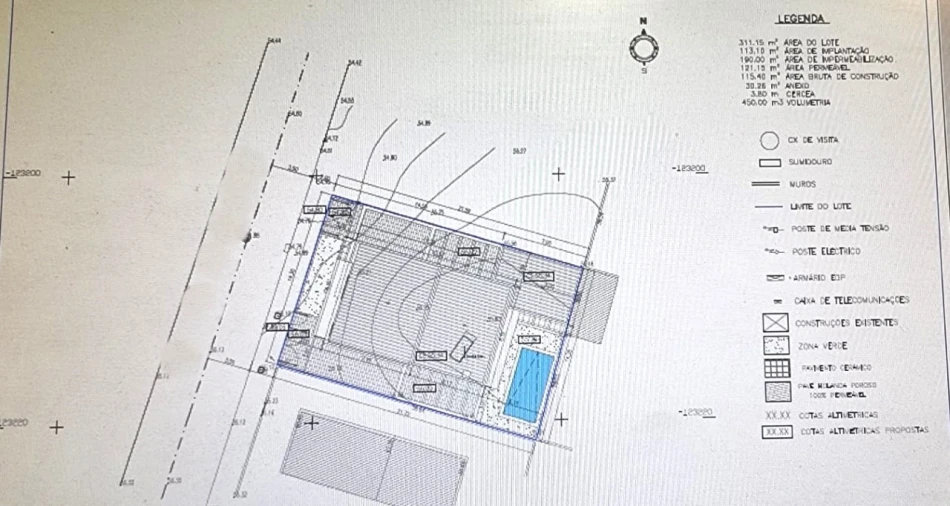 Moradia T3 para Venda em Fernao Ferro Planta 1