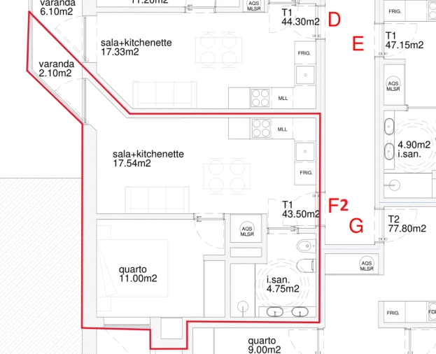 Apartamento T1 para Venda em Chafe Foto 16