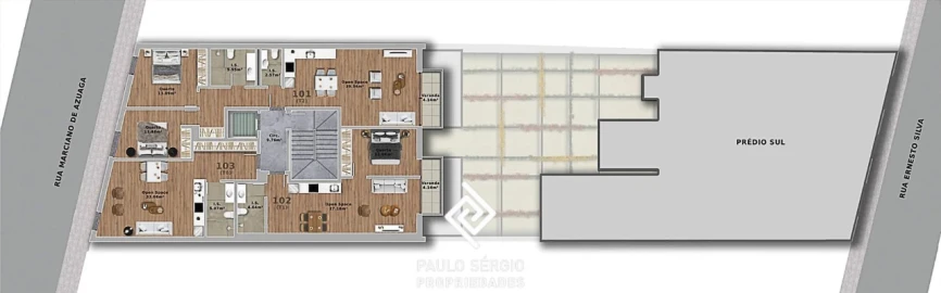 Apartamento para Venda em Santa Marinha e São Pedro da Afurada