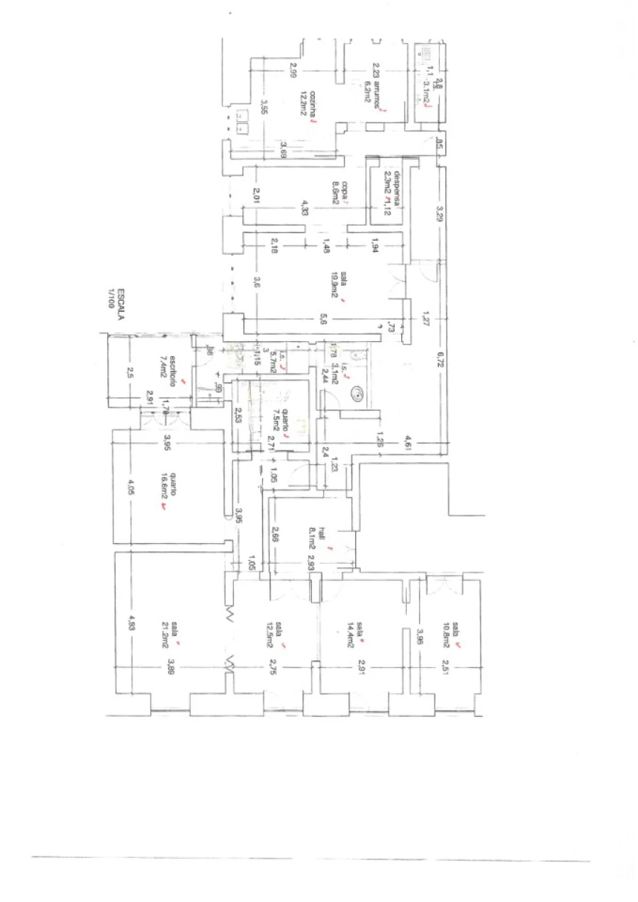 Apartamento T5 para Venda em Areeiro Planta 1