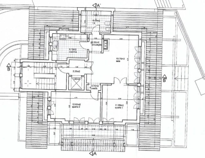 Apartamento T2 para Venda em Cascais e Estoril Planta 1