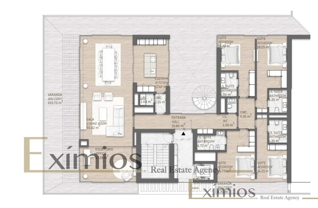 Apartamento T4 para Venda em Quarteira Foto 25