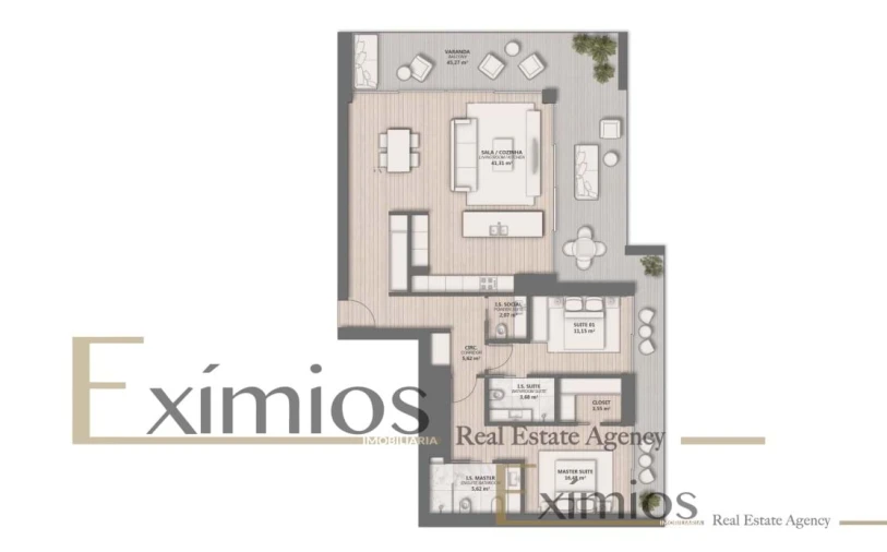Apartamento T2 para Venda em Quarteira Foto 32