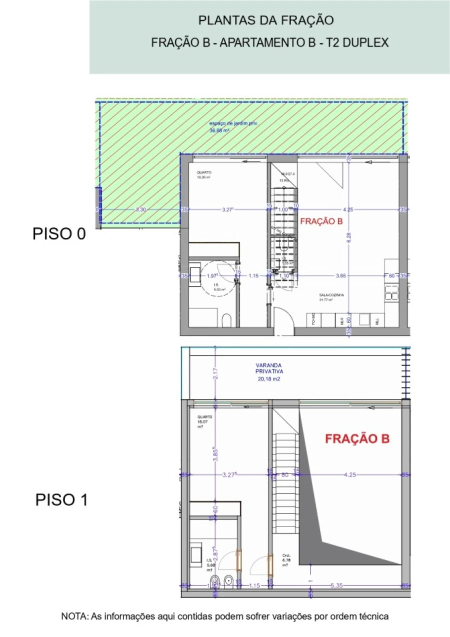 Apartamento T2 para Venda em Quarteira Planta 1