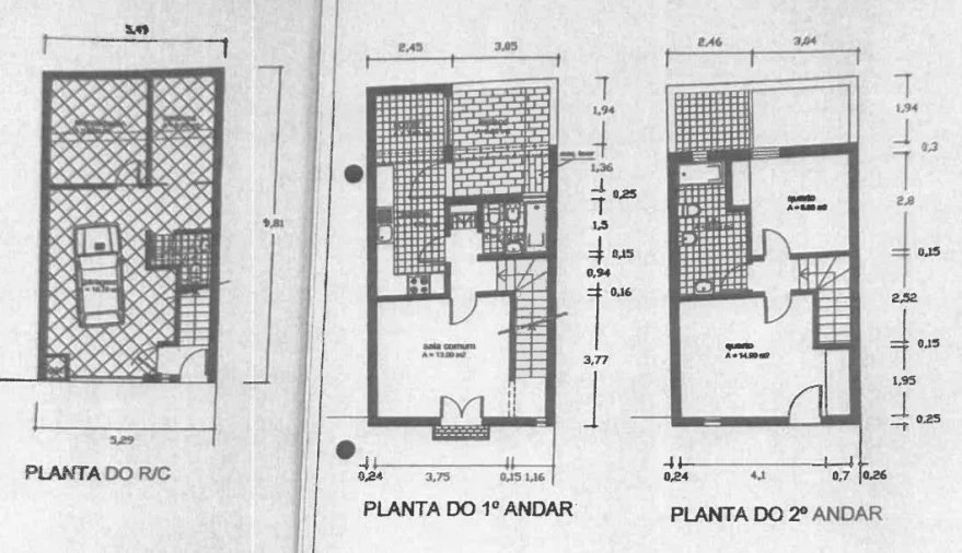 Moradia T3 para Venda em Lagos (São Sebastião e Santa Maria) Planta 1