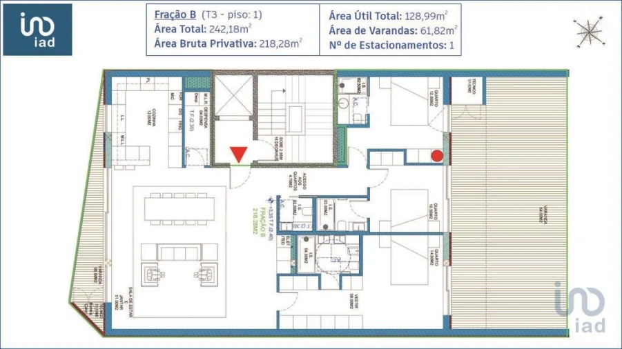 Apartamento T3 para Venda em Requeixo, Nossa Senhora de Fátima e Nariz Foto 9