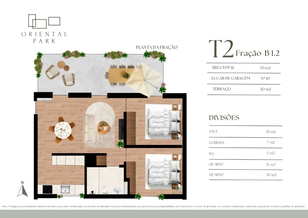 Apartamento T1 para Venda em Campanhã Planta 5