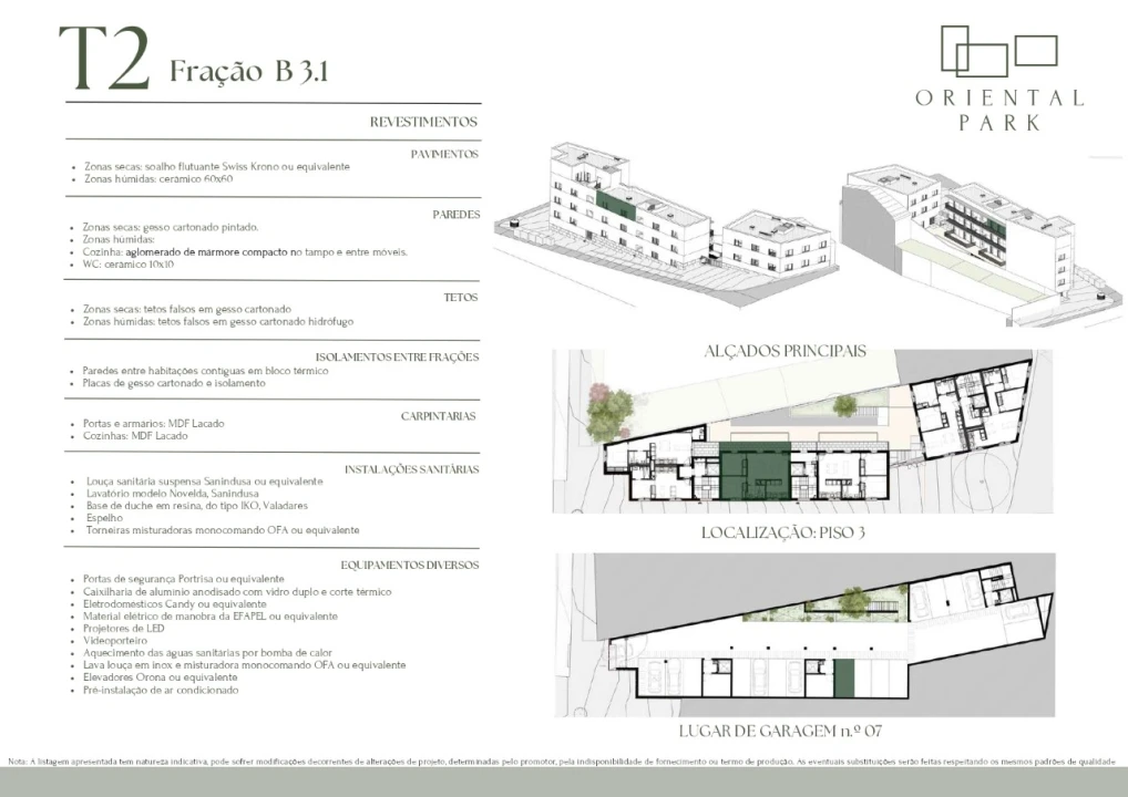 Apartamento T1 para Venda em Campanhã Planta 12