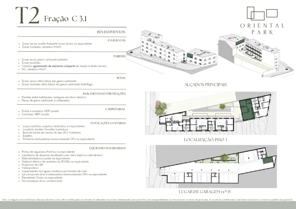 Apartamento T2 para Venda em Campanhã Planta 20
