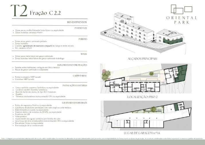 Apartamento T2 para Venda em Campanhã Planta 17