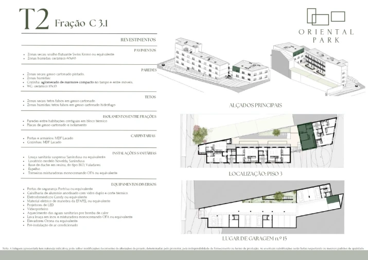 Apartamento T2 para Venda em Campanhã Planta 20