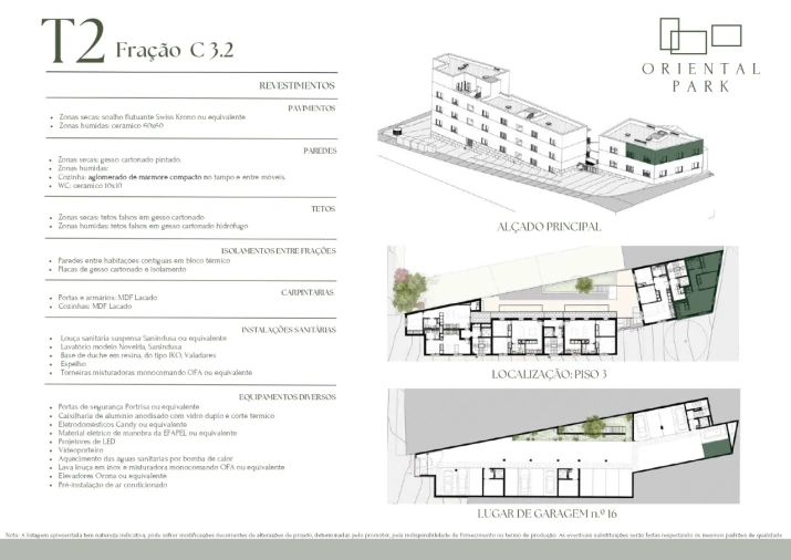 Apartamento T2 para Venda em Campanhã Planta 22
