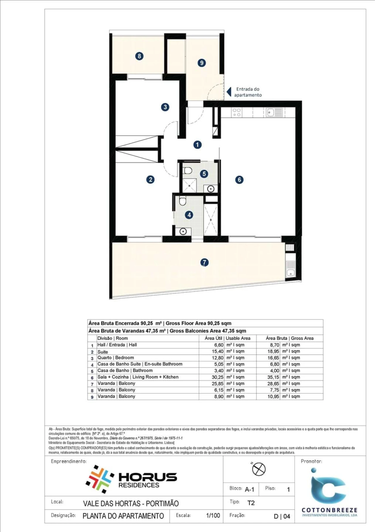 Apartamento T2 para Venda em Portimão Foto 24