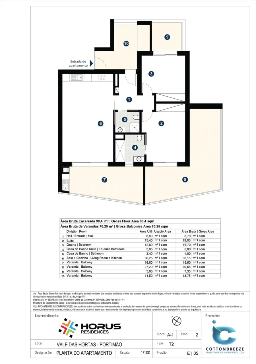 Apartamento T2 para Venda em Portimão Foto 24