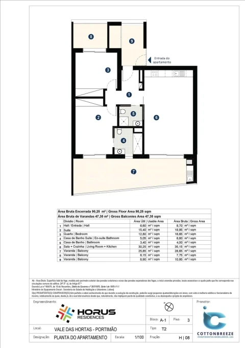 Apartamento T2 para Venda em Portimão