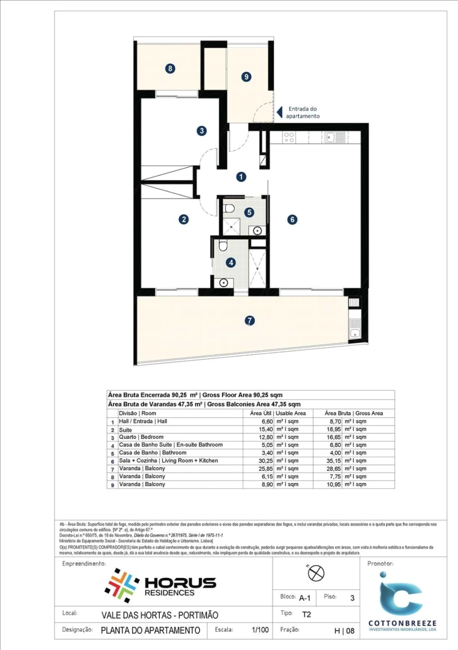 Apartamento T2 para Venda em Portimão Foto 24