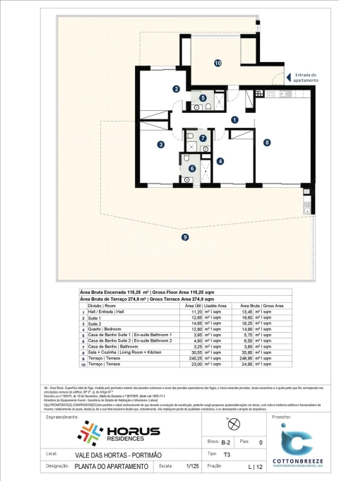 Apartamento T3 para Venda em Portimão