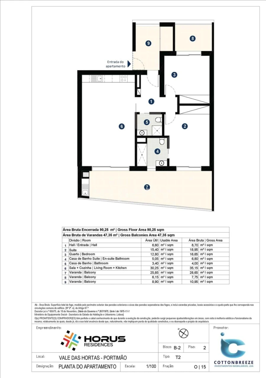 Apartamento T2 para Venda em Portimão Foto 24