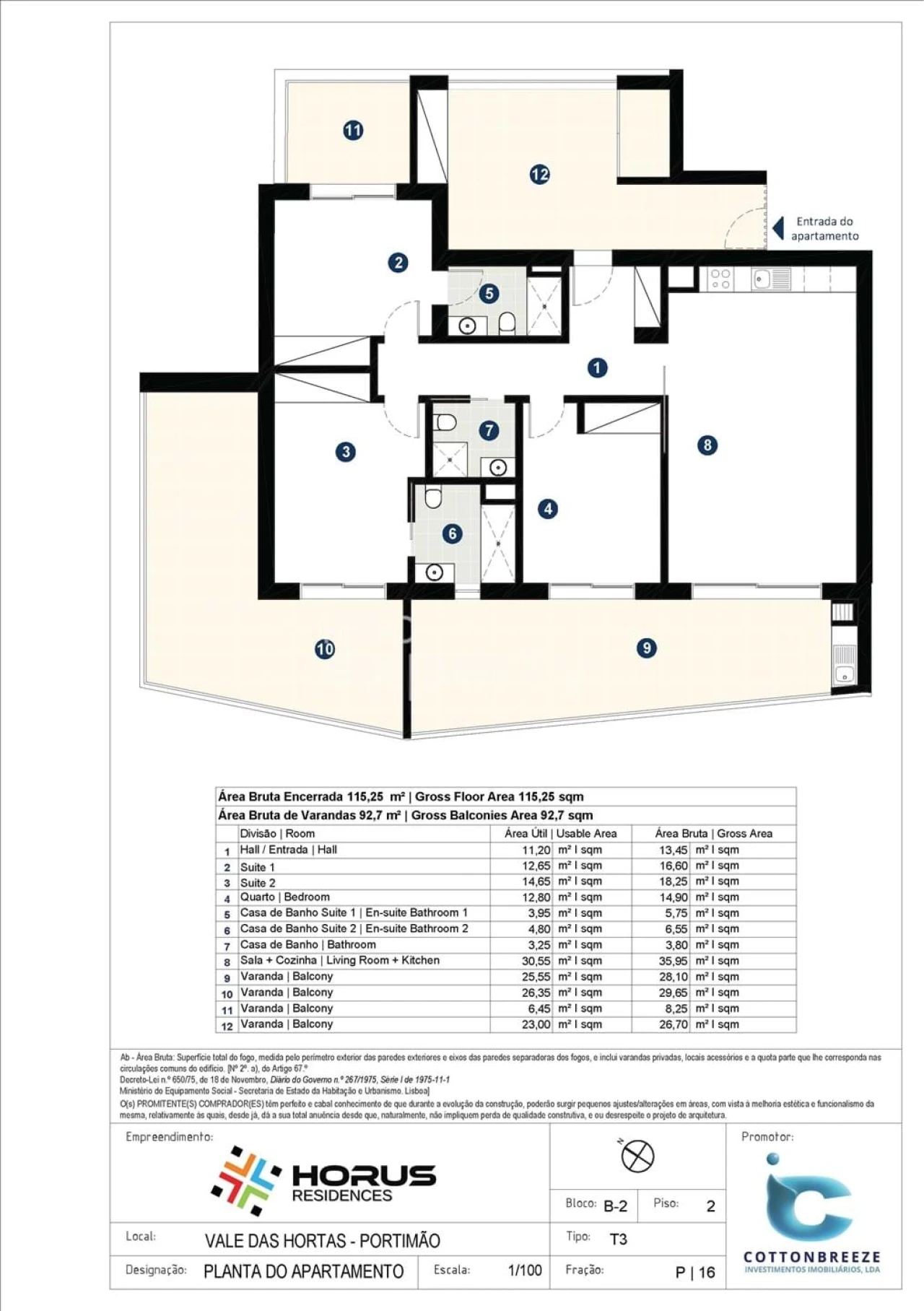 Apartamento T3 para Venda em Portimão Foto 24