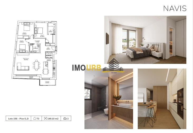 Apartamento T3 para Venda em Parceiros e Azoia Foto 10