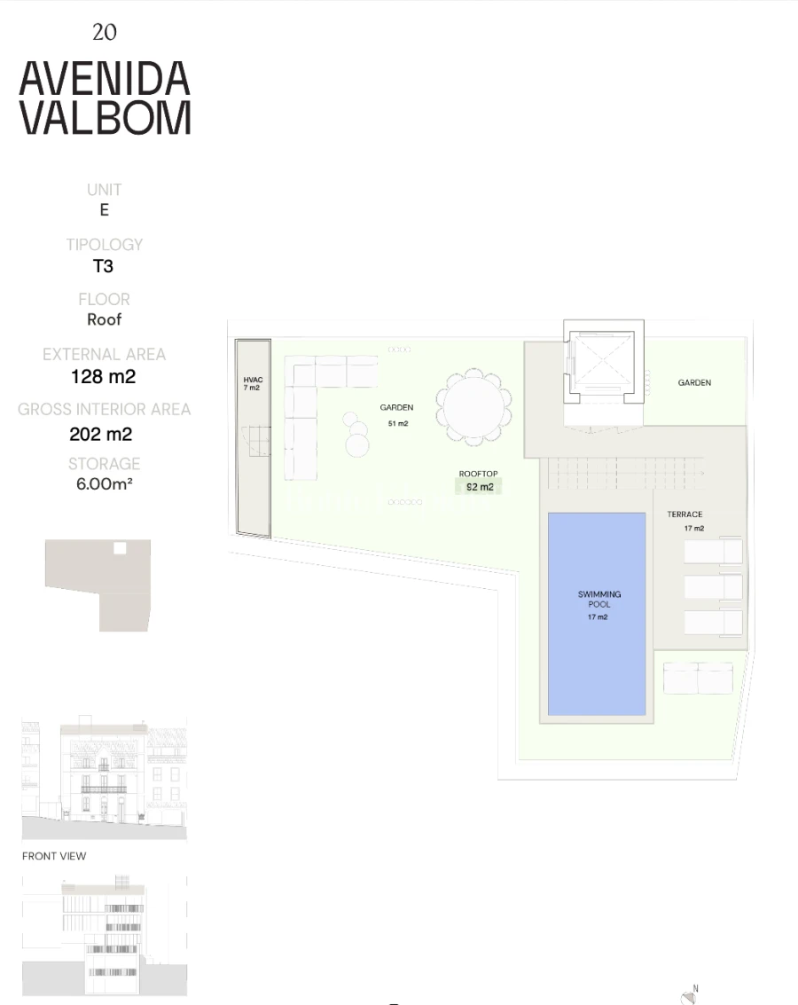 Apartamento T3 para Venda em Cascais e Estoril Planta 1