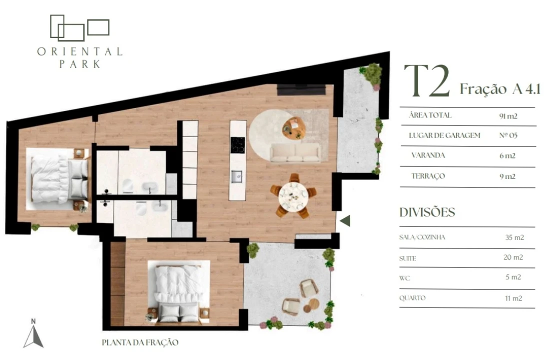 Apartamento T2 para Venda em Campanhã Foto 6